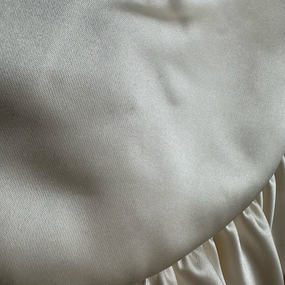LoveShackFancy Cailey Off the Shoulder Cream Dress 4 - Picture 12 of 15